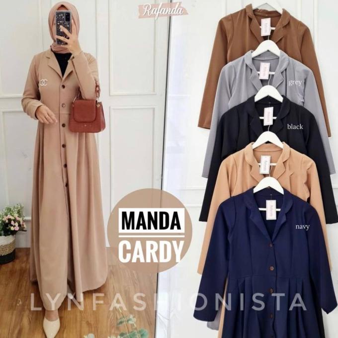 LONG CARDIGAN MUSLIM/LONG OUTER PREMIUM/CARDIGAN PANJANG WANITA/MANDA