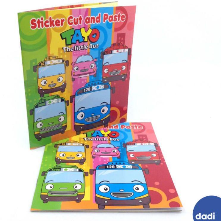 

Pasti Ready Dadi - Tayo Coloring Book Small / Buku Mewarnai 824!