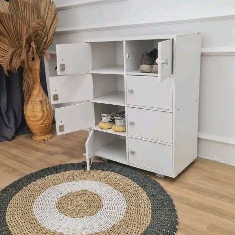 NAKAS MINIMALIS NAKAS MURAH NAKAS SCANDINAVIAN BEDSIDE MEJA HIAS MEJA PAJANGAN CREDENZA DRAWER RSG 3