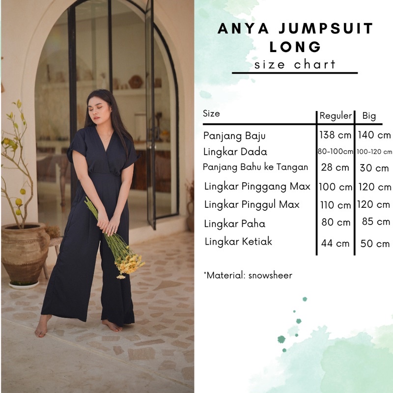 ZAVIAR || Anya Jumpsuit (Long , Mini)