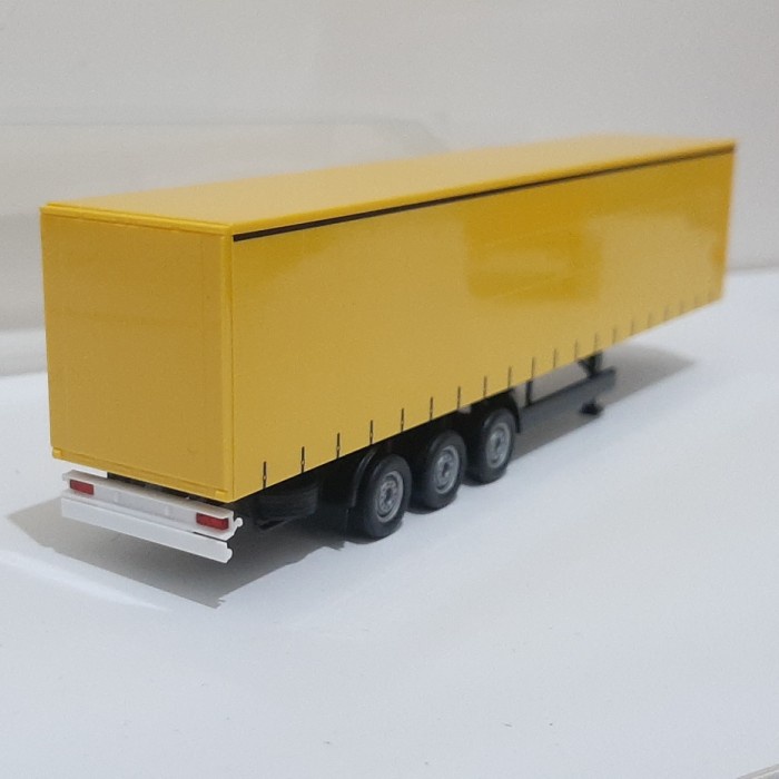 Must Have Herpa Trailer Canvas 3Axle 40Ft Kuning Skala 87 Termurah