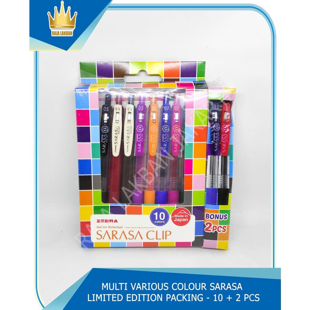 

MULTI COLOUR SARASA LIMITED EDITION PACKING / WARNA WARNI - 10 + 2 PCS .