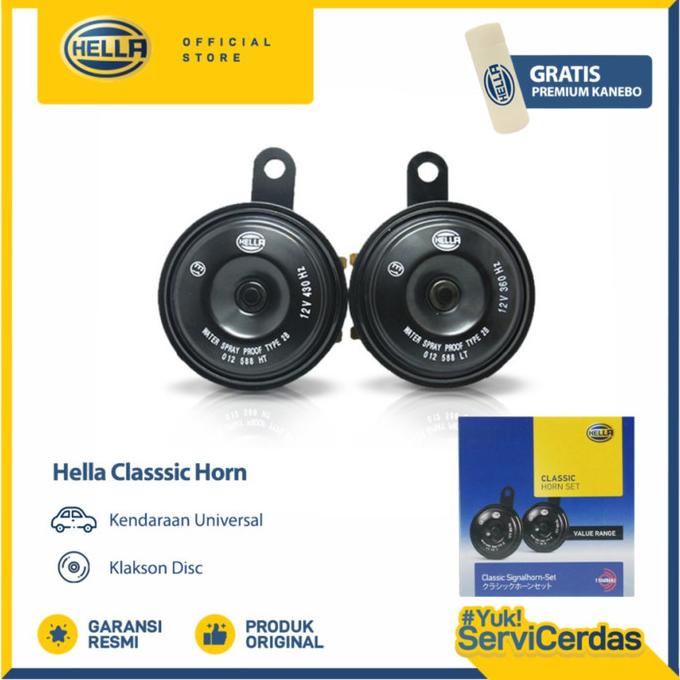Klakson Disc Hella Classic Horn 12V - Klakson mobil motor