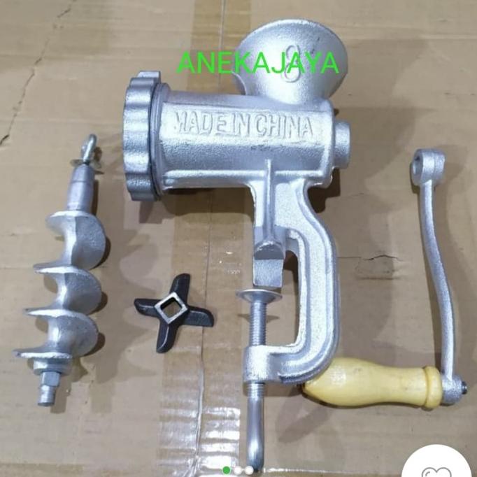 *****] gilingan daging manual BESI no.10