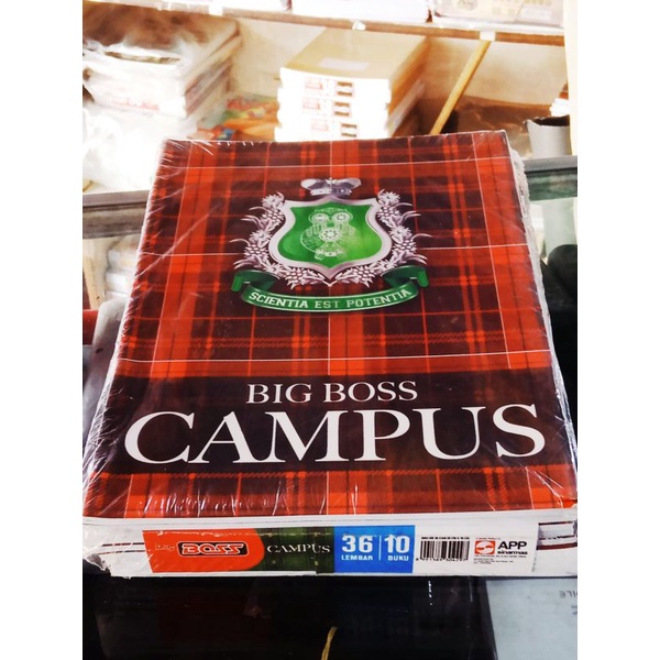 

buku tulis campus isi 36 lembar 1 pack isi 10 buku