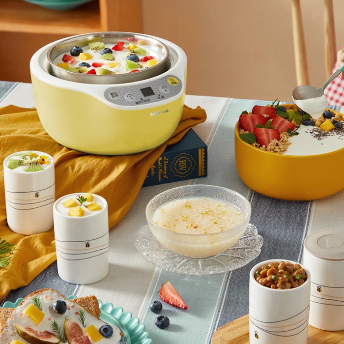 Terlaris Bear Electric Yoghurt Maker Yellow