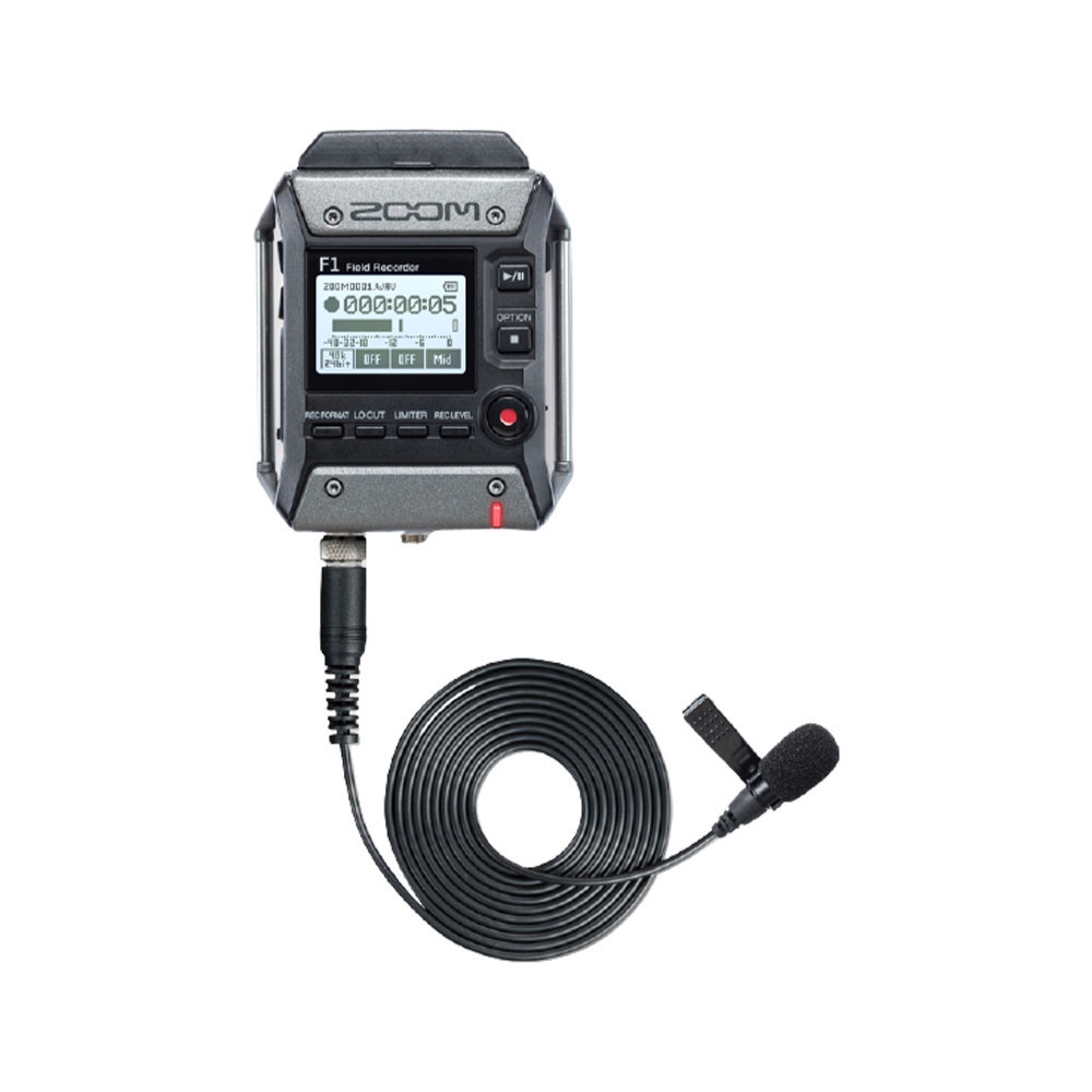 Zoom F1-LP Field Recorder + Lavalier Mic With LMF-1, BCF-1