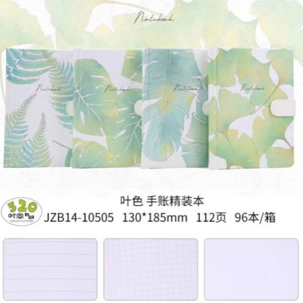 

HARDCOVER NOTEBOOK / JOURNAL MOTIF DAUN (MIX MOTIF) .