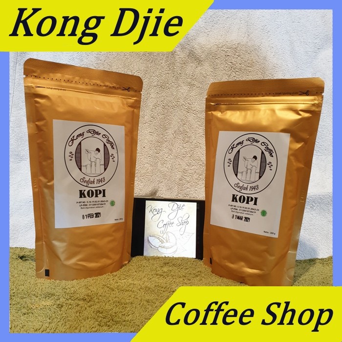 

TERLARIS Kong Djie kopi bubuk coffee powder 200g /KOPI EUBE/KOPI KAPAL API/KOPIBUBUK/KOPI