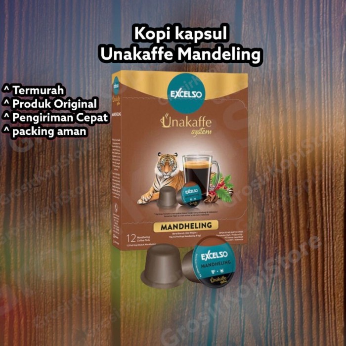 

TERBARU kopi kapsul excelso unakaffe Sumantra mandeling /KOPI EUBE/KOPI KAPAL API/KOPIBUBUK/KOPI
