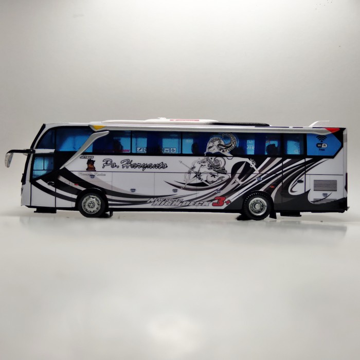 Hot Sale Miniatur Bus Po Haryanto Jb3 Terbaru