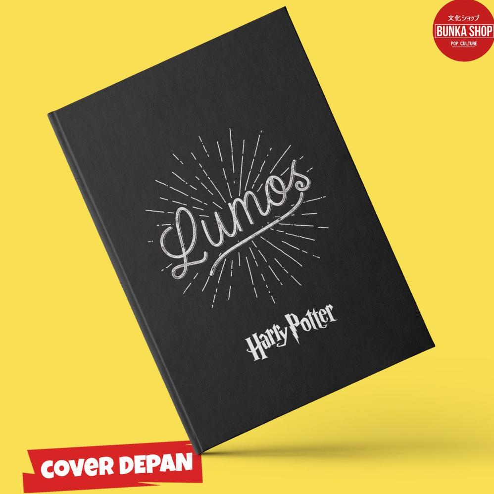 

NOTE BOOK FILM HARRY POTTER LUMOS HARDCOVER A5 .