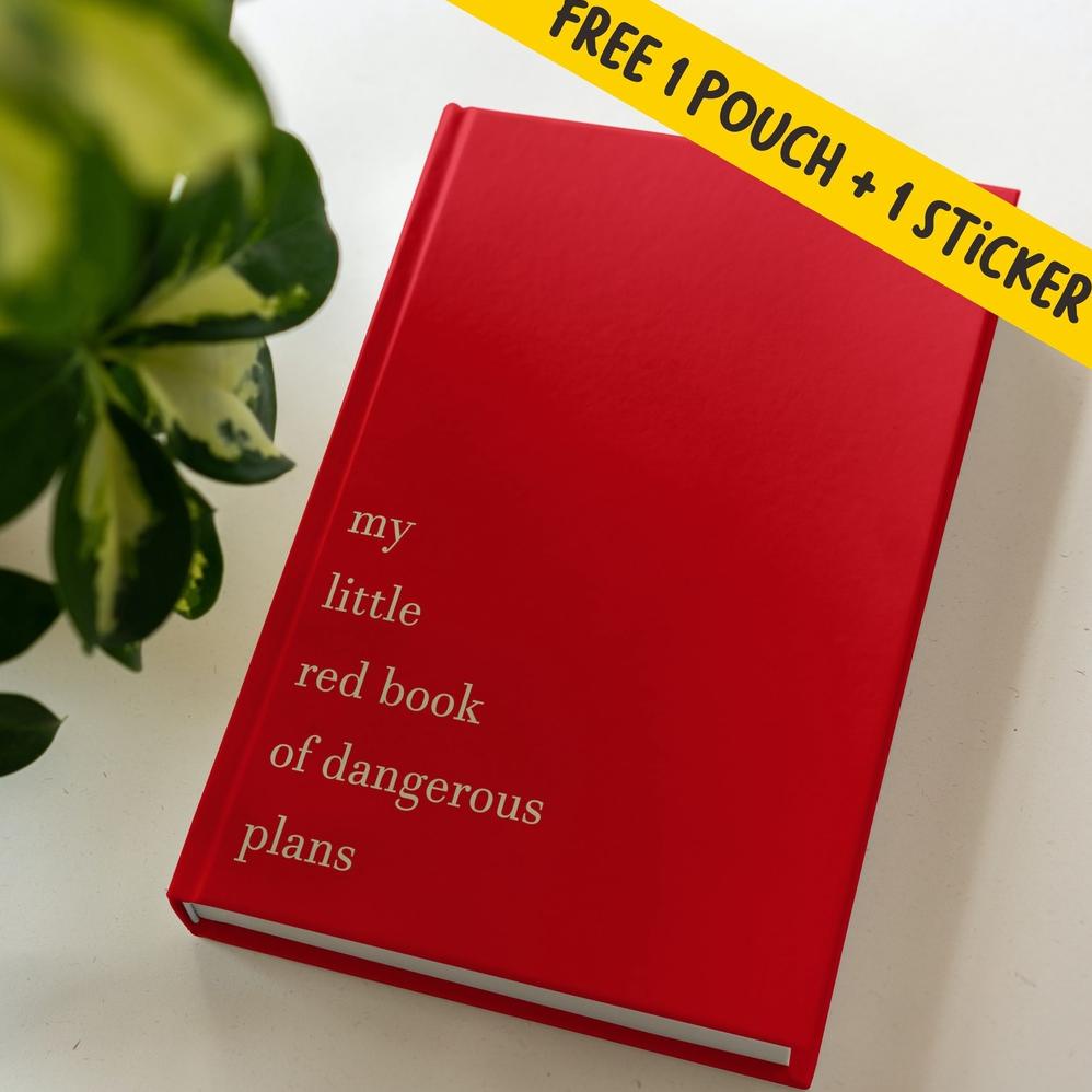 

NOTEBOOK AGENDA, DOTTED, DAN POLOS RED BOOK .