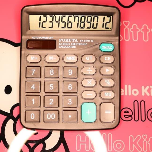 

1✸KZQ7-I Kalkulator FK - 837B / Calculator 12 Digit Kalkulator M7K