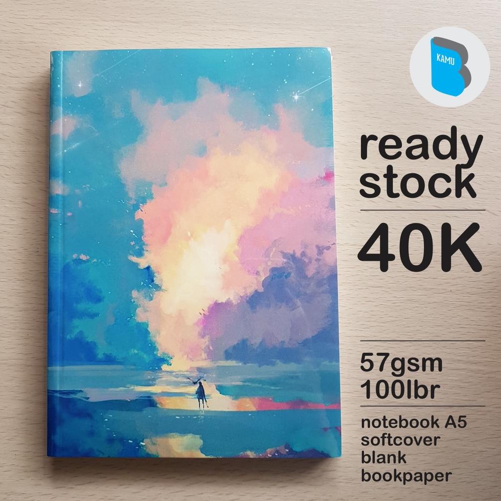 

[57/72/90 GSM] NOTEBOOK BUKU CATATAN DIARY JURNAL BOOKPAPER KOSONG - BEACH SKY 01 .
