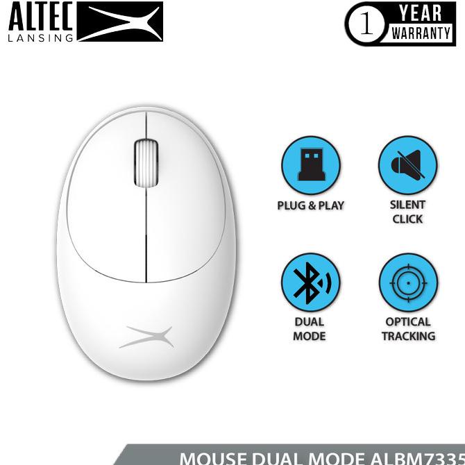Mouse Bluetooth Dual Mode Altec Lansing ALBM7335 WHITE