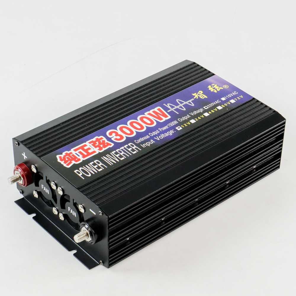 SUNYIMA Pure Sine Wave Car Power Inverter DC 12V to AC 3000W - SY3000