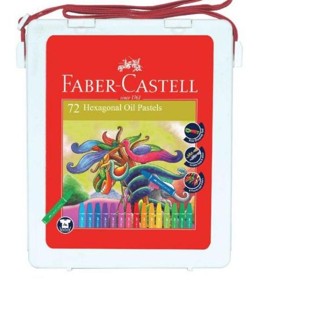 

Termurah | KP8 | Crayon Faber Castell 72/ Hexagonal Oil Pastel Faber Castell 72 Warna