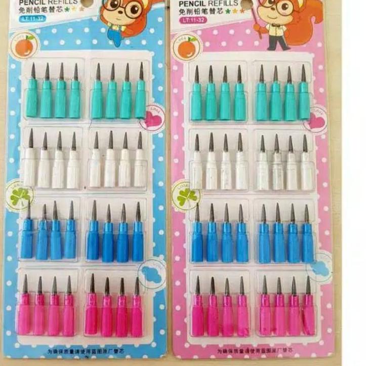 

COD | KP8 | (1 card = 32pc kecil) ISI PENSIL LANTU/isi pensil susun/refill lantu/isi ulang pensil bongkar pasang