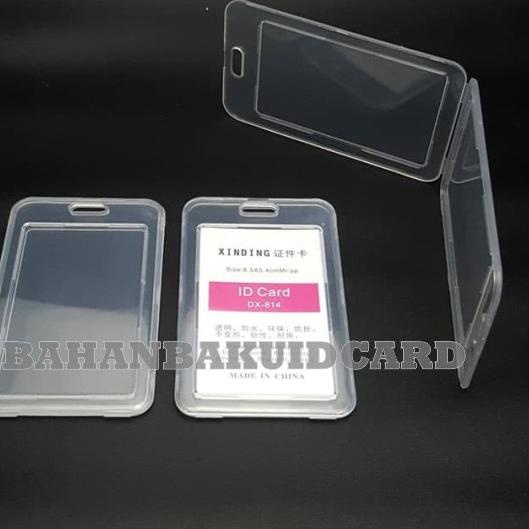 

Promo | TD4 | Card holder frame casing box tempat ID card flashdisk holder bening tutup portrait