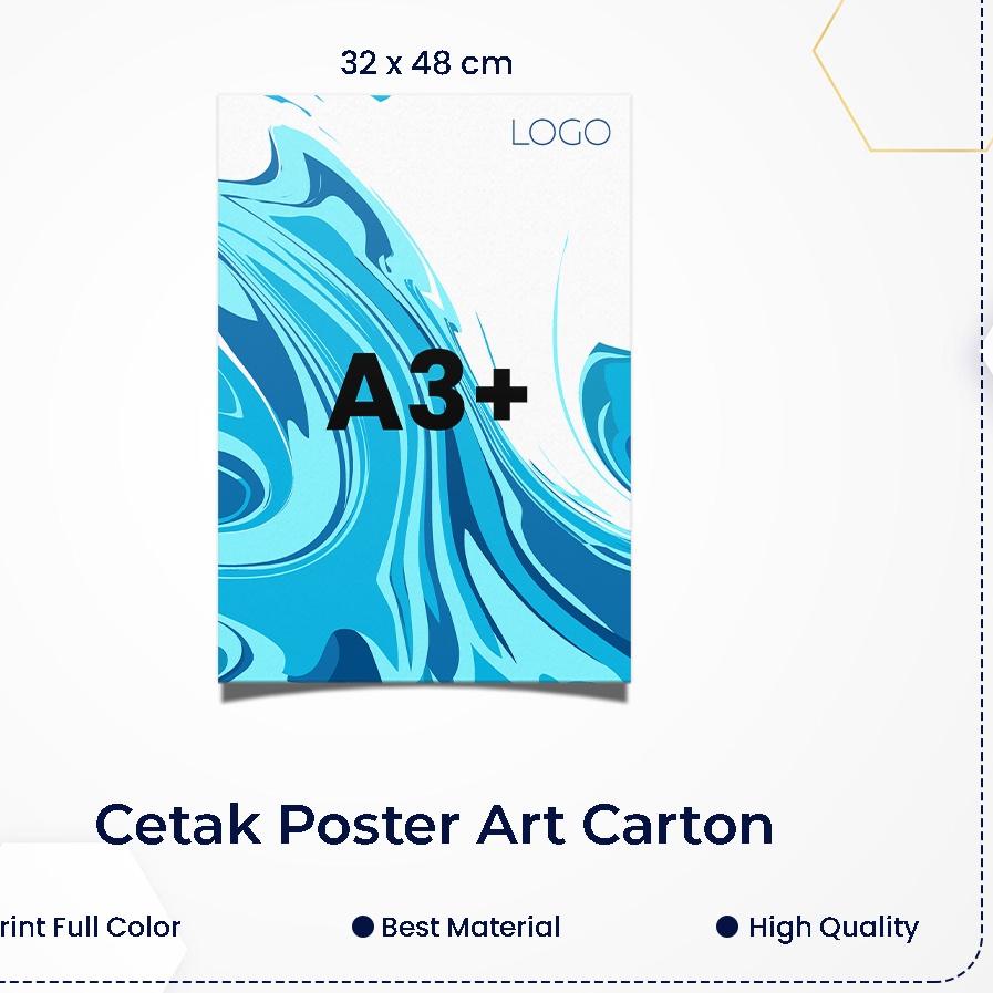 

6.6 Sale | HJ6 | CETAK POSTER A3+ | ART CARTON