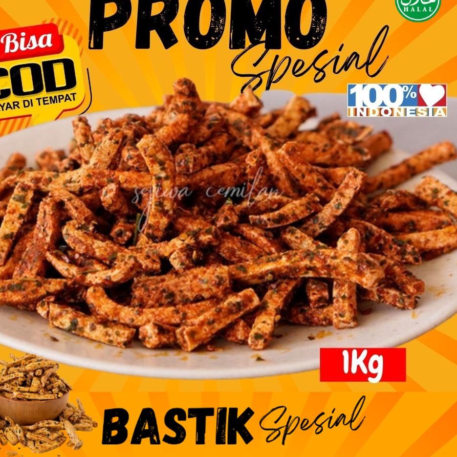 

Termurah | KI3 | Basreng Stik Original Pedas Daun Jeruk per-bal 2 Kg