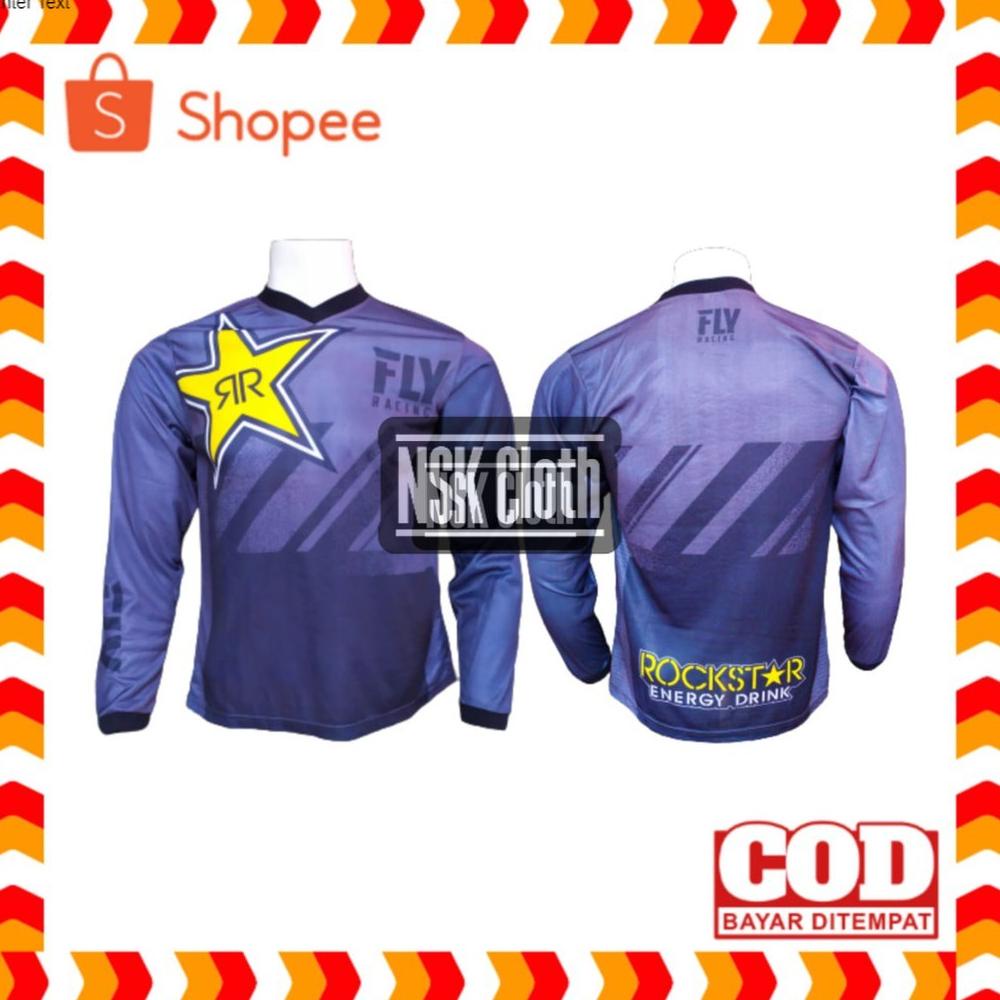 Trendy Jersey SEPEDA lengan panjang / Baju sepeda mtb pria