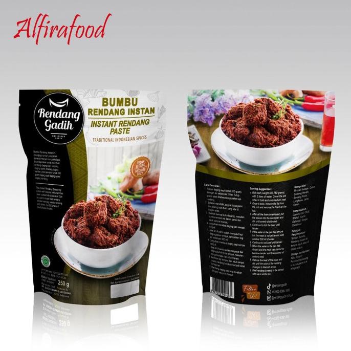 

Bumbu Rendang Instan - Rendang Gadih - pedas sedang