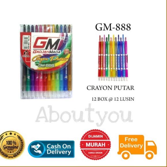 

lhmk -80 Promo MURAH krayon / crayon set putar GM 12 warna 132♫