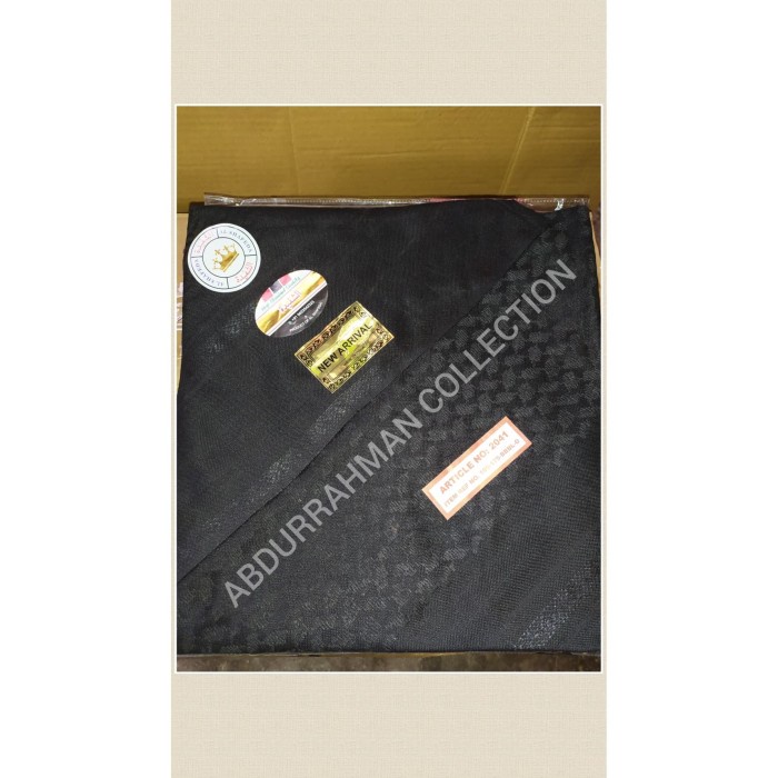 Sorban SORBAN PREMIUM ORIGINAL HITAM POLOS(R4H7) Sorban Kashmiri Sorban Haji IMPORT PREMIUM ORIGINAL