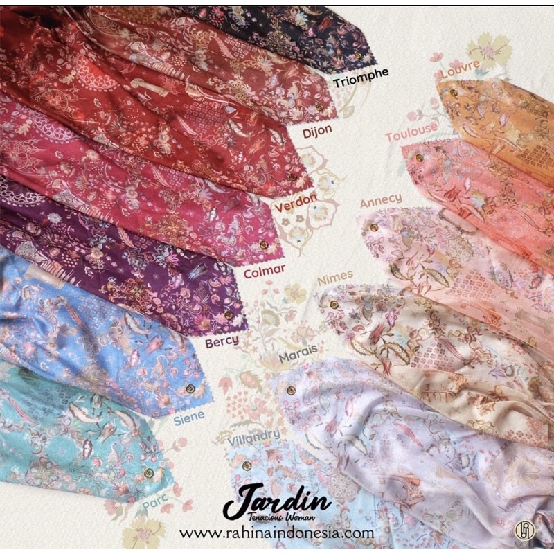 Rahina Indonesia-Jilbab Rahina Indonesia-Jardin Series
