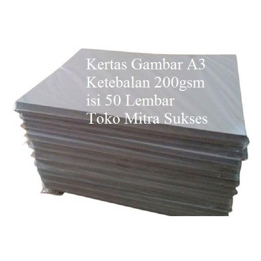 

Kertas Gambar A3 200gsm