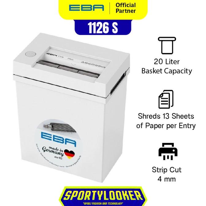 EBA 1126S / 1126 S Paper Shredder - Mesin Penghancur Kertas Grs Resmi ---READY---