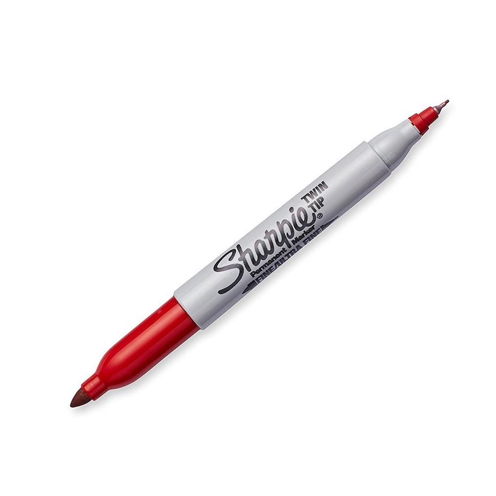 

[KODE KCWHJ] Sharpie UPC Twin Tip - Red - Satuan