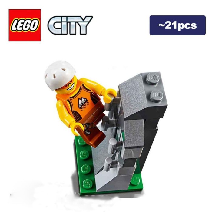 Hot Sale Lego City City: Climber With Mountain Wall 60202 Terlaris