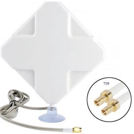 >>>>>] Antena 4G LTE MIMO External Antenna Modem Routers Dual TS9 Connector