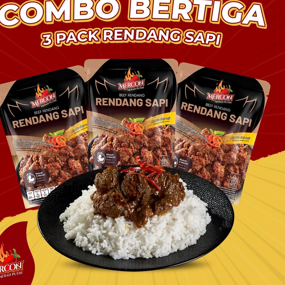 

Terbaik Mercon Merah Putih - Hemat Combo Bertiga || 3 x Rendang Sapi !