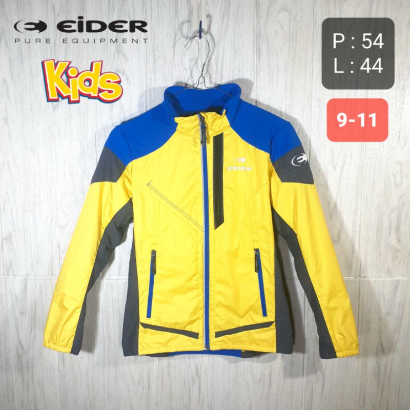 SPESIAL EDITION Jaket Outdoor Anak EIDER Xenium Softshell Windstopper Usia 91011 Tahun Second Origin