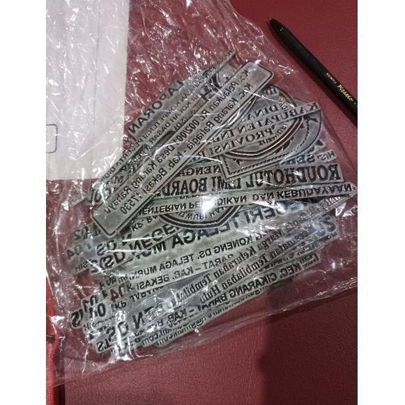 

Dijual Murah!! Klise Emboss Tambahan tbqhb