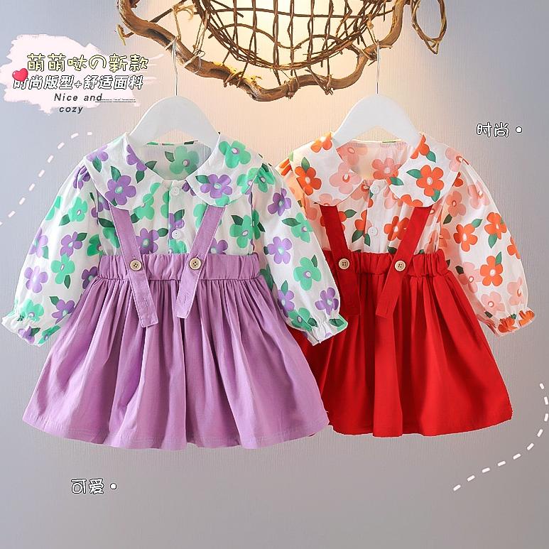 Produk Keren?? CS IMPORT Dress Bayi Perempuan Flower Yakuza Terlarisss (▔