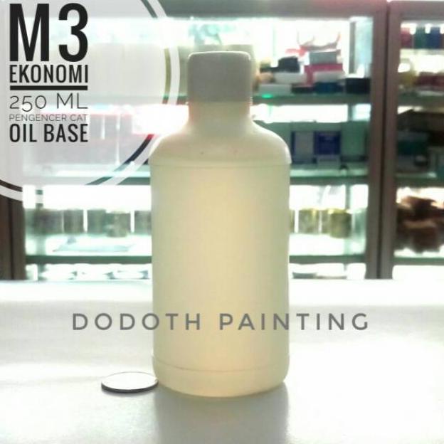 

[E7Q] M3 EKONOMI - Pengencer Cat Oil Base (Cat Basis Minyak) - Sablon dan Dikuas 88