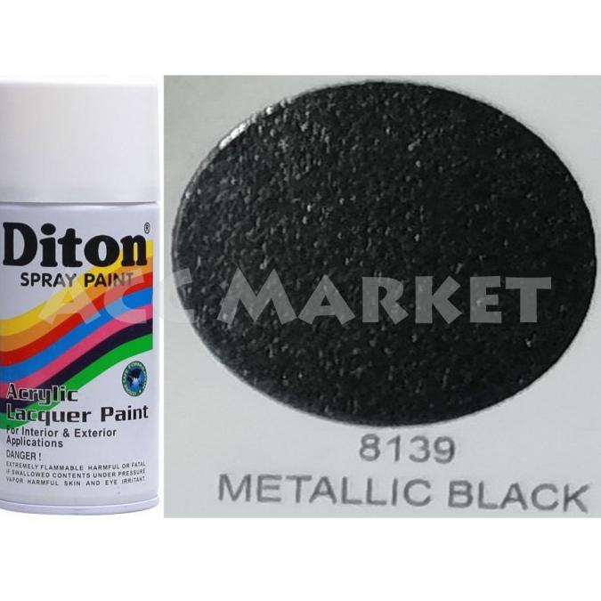 [KODE 06STR] Pilox Diton 300cc Pilok Pylox Hitam Metalik Black 8139