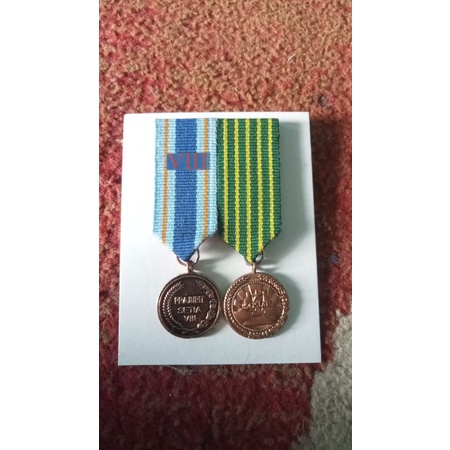 PITA TANDA JASA MEDALI PDU IV PDU 4 TNI MEDALI PDU KECIL MEDALI KECIL SATYA LENCANA 8 TAHUN DAN BAKS
