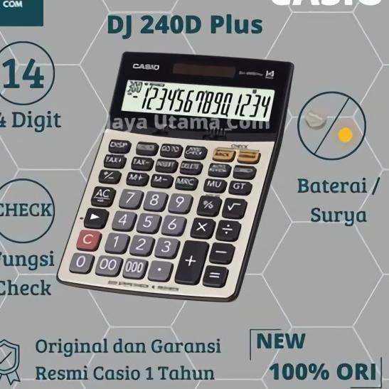 

24DV-H Kalkulator Casio DJ 240D Plus BGB