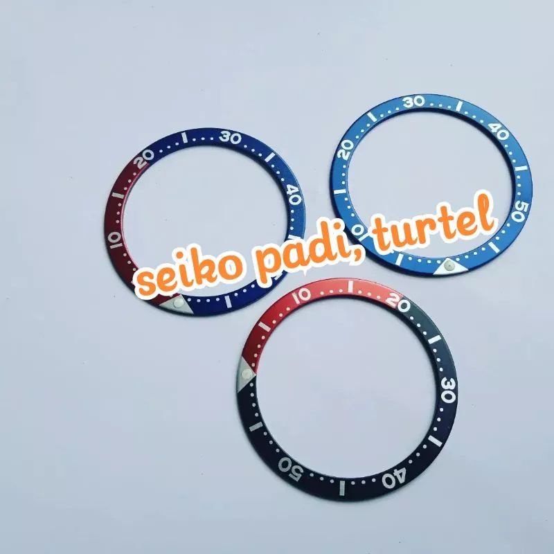 ring insert bezel jam tangan Seiko diver padi & turtle size 39mm termurah