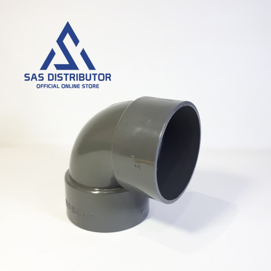 Knie 2" inch D VOSCAR / Knee 2" in PVC / Elbow 2 inch / Letter L / Keni 2" inch / Belokan Pipa 2 in