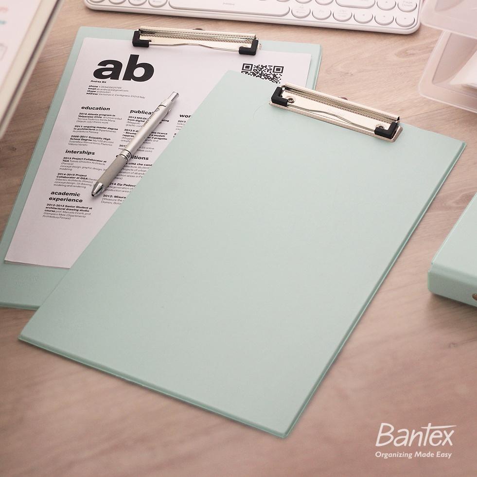 

[KODE QBPNI] Bantex Clipboard / Papan Jalan / Papan Ujian F4 Folio Cool Aqua 4205 76