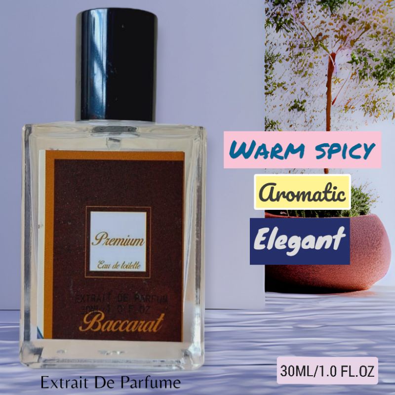 PARFUM PRIA DAN WANITA WANGI TAHAN LAMA EDT DAN EXTRAIT BACCARAT 30ML DAN 50ML