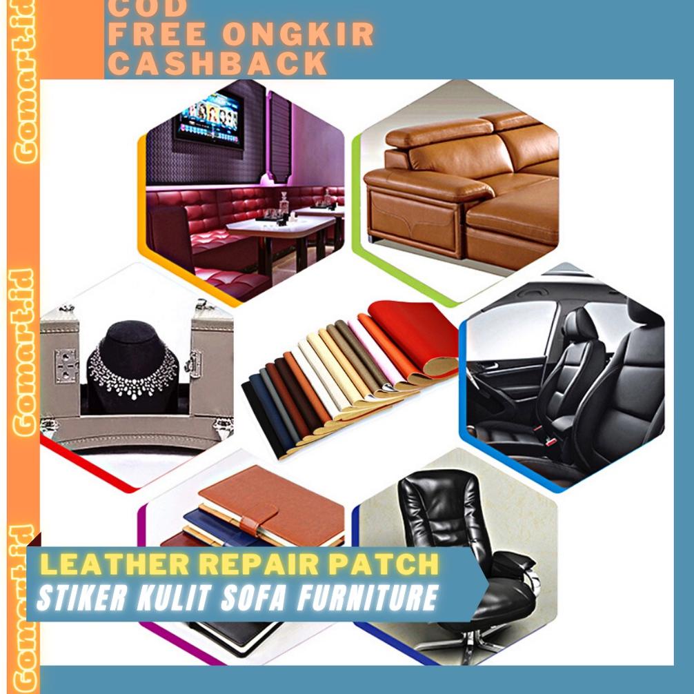 

[KODE MGQTO] Stiker Kulit Sofa Furnitur 20 X 120 CM - Sticker Leather Repair Patch Sofa Furniture 20 X 120 CM