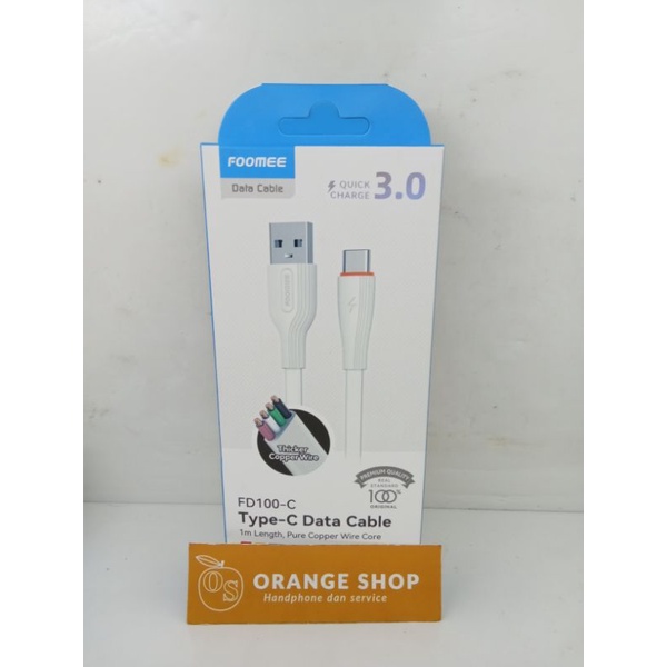 KABEL DATA TYPE-C FOOMEE FD100-C